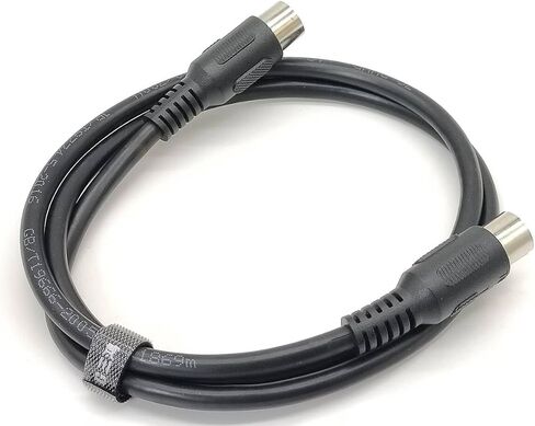 Straight 13-Pin MIDI Cable DIN Extended Cable 1 Meter for Car Cameras (Male to Male) in Kuwait