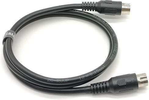 Straight 13-Pin MIDI Cable DIN Extended Cable 1 Meter for Car Cameras (Male to Male) in Kuwait