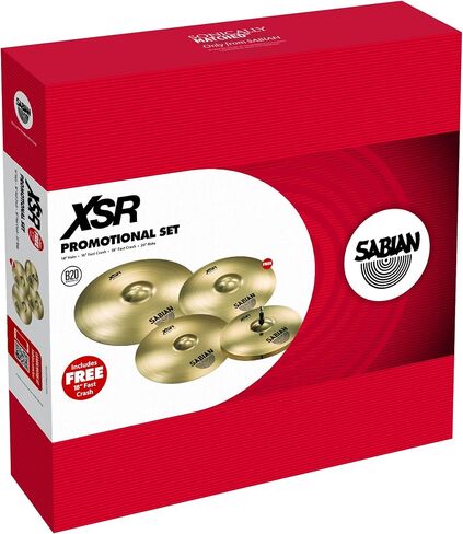 مجموعة أداء SABIAN XSR مع شاشة مقاس 18 بوصة مجانًا in Kuwait