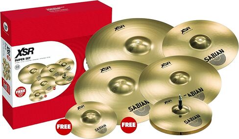 مجموعة أداء SABIAN XSR مع شاشة مقاس 18 بوصة مجانًا in Kuwait