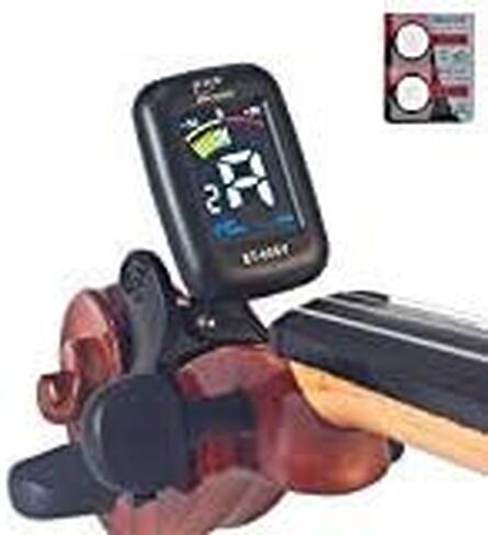 موالف الكمان الاحترافي من إينو ميوزيك، شاشة LCD ملونة، مشبك سهل التحكم على موالف الكمان الدقيق مع روزين ومجموعة كتم الصوت in Kuwait