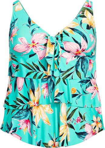AVENUE Plus Size Tankini Ruffled PR in Santiago in Saudi Arabia