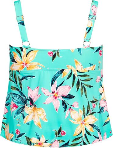AVENUE Plus Size Tankini Ruffled PR in Santiago in Saudi Arabia