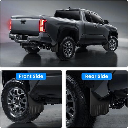 Mud Flaps Fit for Tacoma 2024 2025, Mud Guards 4pcs Hard Fender Guards Compatible with Toyota Tacoma Accessories 2024 2025 in Saudi Arabia