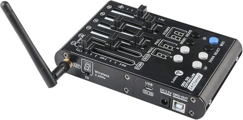 وحدة تحكم DMX صغيرة 512 وحدة تحكم DMX لاسلكية، وحدة تحكم DMX وأضواء، 54 قناة صغيرة محمولة للتحكم de Luces dj in Kuwait