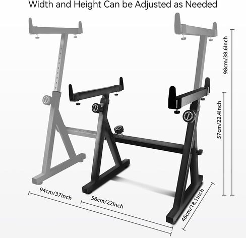 Keyboard Stand Piano Z Style Heavy Duty Keyboard Stand 12 Levels Adjustable and Portable Piano Keyboard Stand Suitable for 54 61 and 88 Keys Electric Keyboards Digital Pianos for Student Adult(Black) in Saudi Arabia