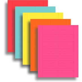 1/3 Cut File Folder Tab Inserts - High Visibility Hanging File Folder Printable Tabs for Inkjet & Laser Printers - 36 per Sheet - 10 Sheets / 360 Printable File Folder Labels (Orange) in Kuwait