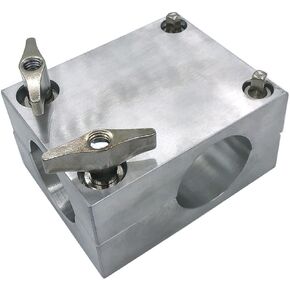 Drum Rack T-Leg Clamp 1.49inch Diameter Electronic Drum Rack T Clamp Compatible with SC-GRSTL Road Series T-Leg Quick Clamp Aluminum Alloy Silver