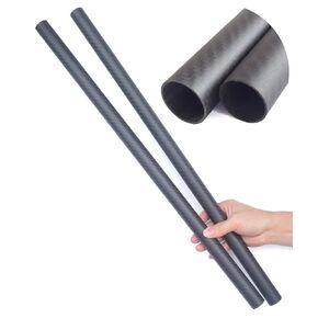 1pcs 600MM Length Carbon Fiber Tube 50x47x600MM,10/12/16/22/25/30/35/40MM Available,3K Roll Wrapped Twill Matte Finish