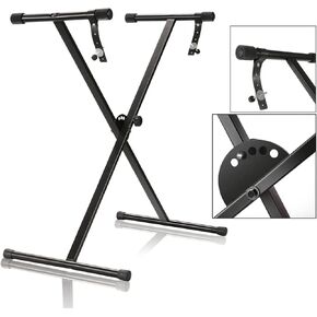 Pro Series Adjustable X Style Piano Keyboard Heavy Duty Premium Stand (Double-Braced X Style Keyboard)