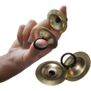 Brass Finger Cymbals Set of 4