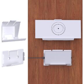 Router Wall Mount for Starlink Gen 3 Bractets for Starlink Standard Including Including Router Mount and Power Supply Mount for Starlink V3 White