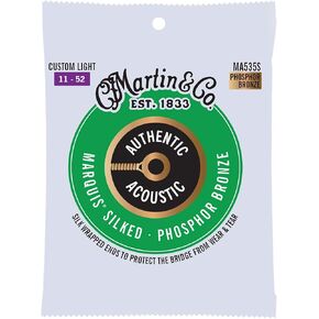 Martin Authentic Acoustic Guitar Strings - Marquis Silked