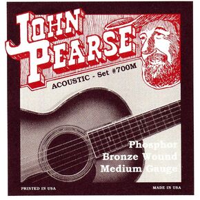 John Pearse 700M Phosphor Bronze Acoustic Guitar Strings