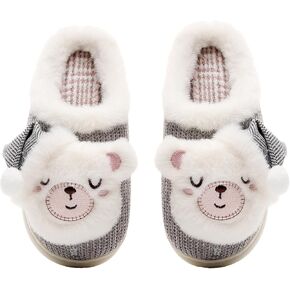 Anddyam Kids Family Cute Cat Household Anti-Slip Indoor Home Slippers for Girls and Boys