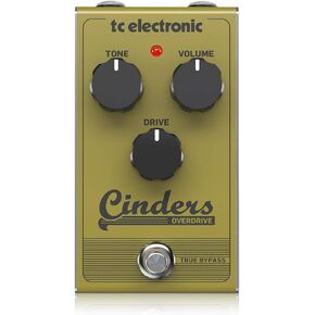 TC Electronic CINDERS OVERDRIVE Tube-Like with Extremely Responsive and Expressive Feel