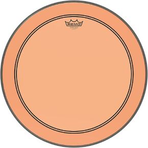 Remo Powerstroke P3 Colortone Orange Bass Drumhead, 20"