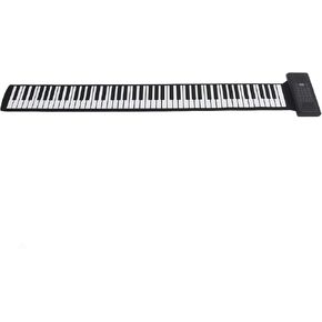 88 Keys Piano, MIDI Rechargeable Foldable Digital Piano Keyboard with LED Display, 128 Tones Rhythms, 14 Demo Songs, Hand Roll Piano for Kids Beginners