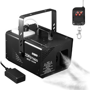 Haze Machine 500W, Fog Machine Continuous Output, Manual/Wireless Remote/DMX Control, Enhancing the Light Show, Perfect for Stage DJ Halloween Club Christmas Wedding