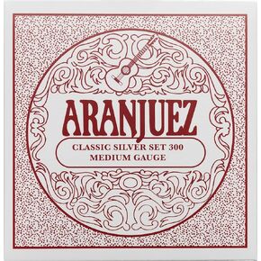 Aranjuez Strings - Classic Guitar Strings - Nylon Classical Guitar Strings - Cuerdas para Guitarra - The Spanish Sound (Single Set, Classic Silver 300)