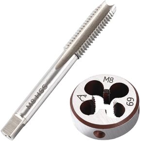 M14 x 1.5 Metric Thread Tap and Die Set, M14 x 1.5mm High-speed Steel Machine Tap Die Set Right Hand