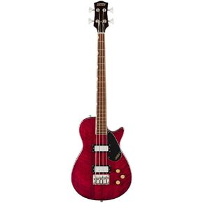 Gretsch Streamliner Jet Club Single-Cut 4-String Right-Handed Bass Guitar with Nato Body and Laurel Fingerboard (Walnut Stain)