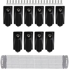 Bstinay 2PCS 20 Strands Snare Drum Wire Sturdy 14 Inches Snare Drum Spring and 10pcs Long Shape Double End Snare Drum Lugs