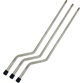 3Pcs Bass Drum Legs Bent Metal Floor Tom Legs Kit Bass Kick Drum Legs for Percussion Drum Set Replacement Parts Accessories