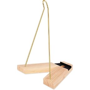 SUNYIN Electric Guitar Stand Bass Stand Wooden Floor Stand For Bass And Electric Guitar Minimalism Removable And Collapsible Oak Guitar Holder Stand Gifts for Electric and Bass Guitar Players