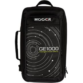 MOOER SC-1000 Carry Bag Case for GE1000 Guitar Multi-effects Pedal, Guitar Pedal Board Storage Bag with Compartment for Guitar Cable or Other Accessories, Black