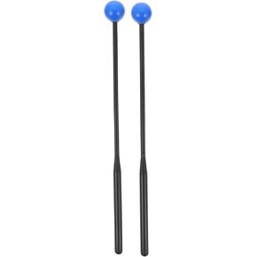 FAVOMOTO 2PCS Xylophone Mallet, Timpani Mallets Glockenspiel Sticks Marimba Rubber Marimba Mallets Rubber Bell Mallets Percussion for Glockenspiel Xylophone Chime Woodblock