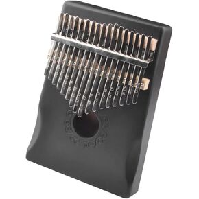 Kalimba Kit, Thumb Piano 17 Key Black Wider Vocal Range Lightweight for School