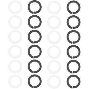 12 Sets Guitar Tuner Handle Button Washers 4x6.3mm Guitar Peg Spacer Tuning Peg Gasket for Most Electric Guitars And Acoustic Guitars