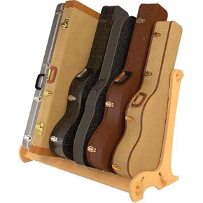 A&S Crafted Products The VersaRack Multi Guitar Case Stand | Holds Acoustic & Electric Cases | Made In U.S.A.
