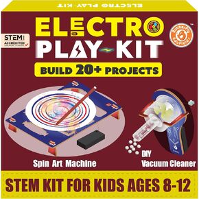 ButterflyEdufields 20+ STEM Toys for Ages 8-10-12 | Electrical Engineering Projects for Boys & Girls | Ultimate DIY STEM Electro Play kit for Kids | Educational Birthday Gifts for Kids | 8 10 12+ Age
