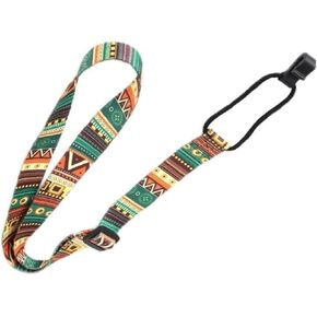 Ukulele Strap Adjustable Bohemian Style Printing Ribbon Clip-on Guitar Belt Instrument Guitar Sling Accessories Ukulele Accessories Straps and Strap Locks