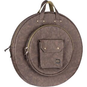 Meinl Cymbals 22" Cymbal Bag — Waxed Canvas Collection — Adjustable Backpack Straps, Heavy-Duty Fabric and Carrying Grip, 2-Year Warranty (MWC22GR)