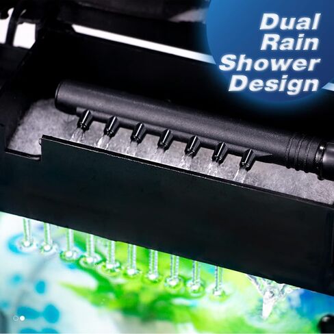 خزان أسماك سعة 4 جالون، خزان أسماك صغير مزود بفلتر وإضاءة نباتية LED ونظام تصفية، مجموعة أدوات بدء تشغيل قنديل البحر من بيتا جمبري غوبي، حوض أسماك زجاجي لخزان الأسماك ذاتي التنظيف in Kuwait