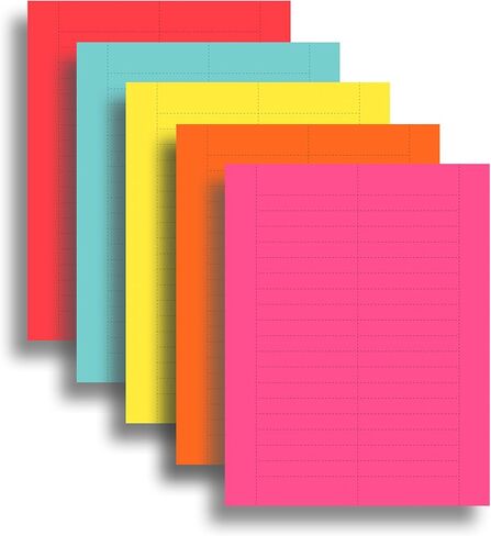 1/3 Cut File Folder Tab Inserts - High Visibility Hanging File Folder Printable Tabs for Inkjet & Laser Printers - 36 per Sheet - 10 Sheets / 360 Printable File Folder Labels (Orange) in Kuwait