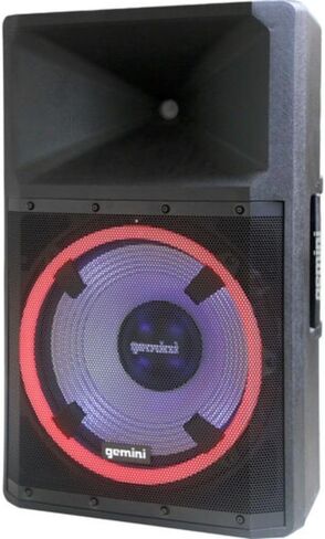 Gemini Sound GSP-L2200PK داخلي 2200 وات 15 بوصة ثنائي الأمبير سلكي يعمل بالتيار المتردد مع ميكروفون بولسن M-85 وحامل ميكروفون ثلاثي القوائم MS-5230F وكابل XLR-XLR مقاس 20 بوصة in Saudi Arabia