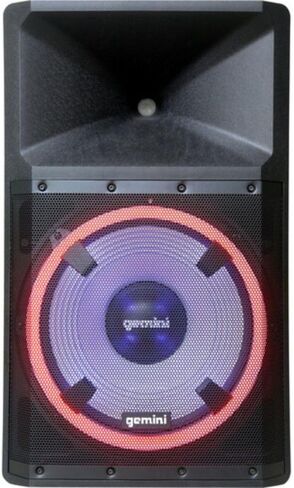 Gemini Sound GSP-L2200PK داخلي 2200 وات 15 بوصة ثنائي الأمبير سلكي يعمل بالتيار المتردد مع ميكروفون بولسن M-85 وحامل ميكروفون ثلاثي القوائم MS-5230F وكابل XLR-XLR مقاس 20 بوصة in Saudi Arabia