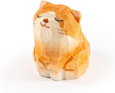 Islandoffer Wooden Carving Kitten Set (3 pcs) in Saudi Arabia