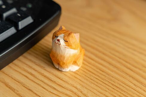Islandoffer Wooden Carving Kitten Set (3 pcs) in Saudi Arabia