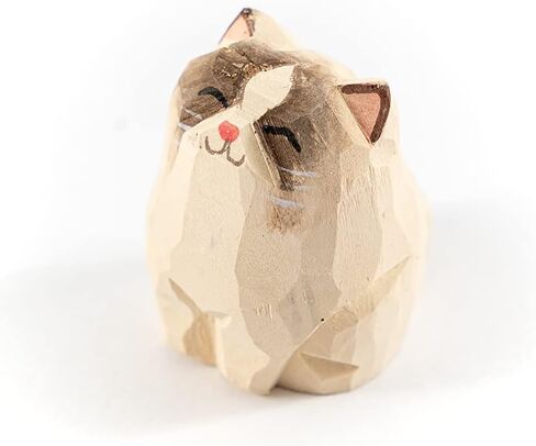Islandoffer Wooden Carving Kitten Set (3 pcs) in Saudi Arabia