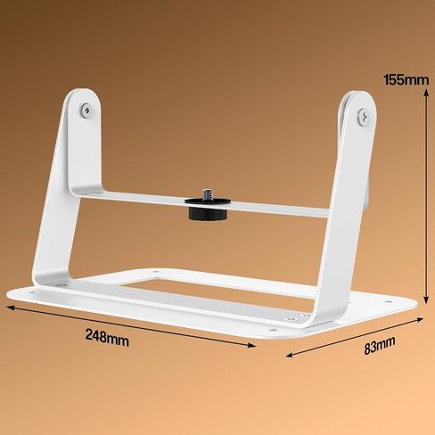 Desktop Projector Mount - Projector Ceiling Mount with 360°Adjustable - Universal Stand 1/4 Screw for LED LCD Video Projectors Camera with Cable Ties in Saudi Arabia