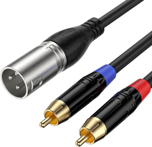 EBXYA XLR to USB Cable, 3ft, for Audio Recording, Karaoke, Live Podcast, 2 Modes, 24AWG 4N Copper, Interference Filter, Compatible with Dynamic Microphones, Windows, Mac OS, USB-C in Saudi Arabia