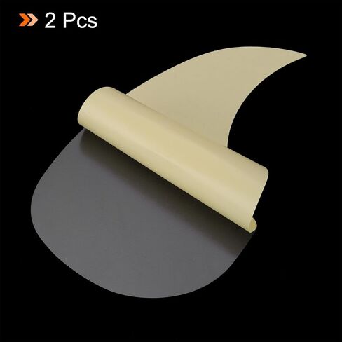 MECCANIXITY 2 Pcs Acoustic Guitar Pickguard Guitar Guard Plate Fit 38 Inch Self Adhesive Right Handed Acoustic-Electric Guitar Parts 96x158mm Water Drop Shape Transparent in Saudi Arabia