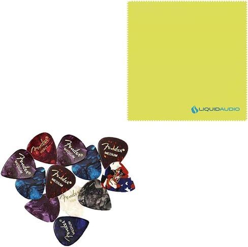 Fender CD-60S Dreadnought, All-Mahogany Acoustic Guitar - 0970110022 Bundle w/ 12-Pack Guitar Pick and Liquid Audio Polishing Cloth in Saudi Arabia