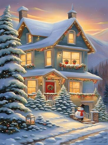 Apcufir Christmas Diamond Painting Kits for Adults,Gnome Diamond Art for Adults Beginner,Diamond Dots Gem Art for Aesthetic Home Decor12x16Inch in Saudi Arabia