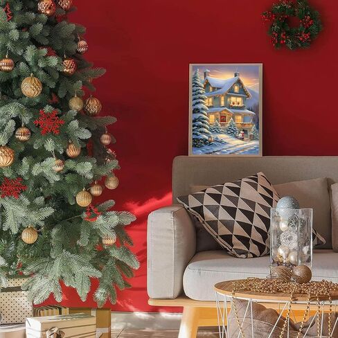 Apcufir Christmas Diamond Painting Kits for Adults,Gnome Diamond Art for Adults Beginner,Diamond Dots Gem Art for Aesthetic Home Decor12x16Inch in Saudi Arabia